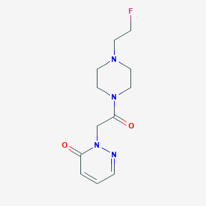 B2846607 2-(2-(4-(2-fluoroethyl)piperazin-1-yl)-2-oxoethyl)pyridazin-3(2H)-one CAS No. 2034561-66-3