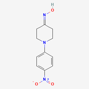 N-[1-(4-nitrophenyl)piperidin-4-ylidene]hydroxylamine