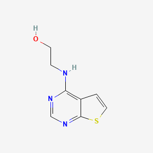 2-(Thieno[2,3-d]pyrimidin-4-ylamino)ethanol