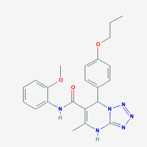 N-(2-methoxyphenyl)-5-methyl-7-(4-propoxyphenyl)-4,7-dihydrotetraazolo[1,5-a]pyrimidine-6-carboxamide