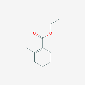 molecular formula C10H16O2 B2846724 Ethyl 2-methyl-1-cyclohex-1-ene carboxylate CAS No. 104654-69-5