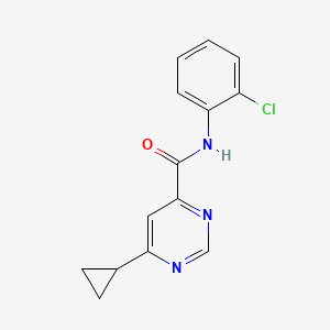 N-(2-Chlorophenyl)-6-cyclopropylpyrimidine-4-carboxamide