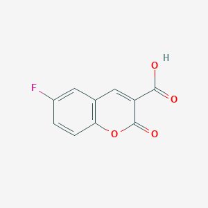 molecular formula C10H5FO4 B2846757 6-氟-2-氧代-2H-香豆素-3-羧酸 CAS No. 937688-27-2