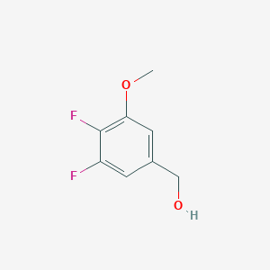 molecular formula C8H8F2O2 B2846878 (3,4-Difluoro-5-methoxyphenyl)methanol CAS No. 887585-14-0