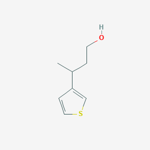 molecular formula C8H12OS B2846884 3-(Thiophen-3-yl)butan-1-ol CAS No. 65121-30-4