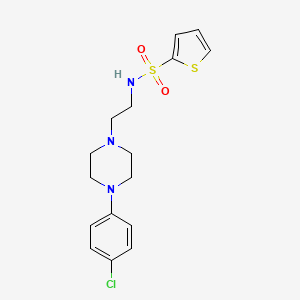N-(2-(4-(4-chlorophenyl)piperazin-1-yl)ethyl)thiophene-2-sulfonamide