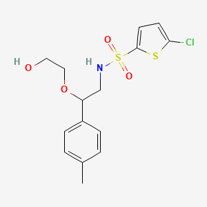 5-chloro-N-(2-(2-hydroxyethoxy)-2-(p-tolyl)ethyl)thiophene-2-sulfonamide