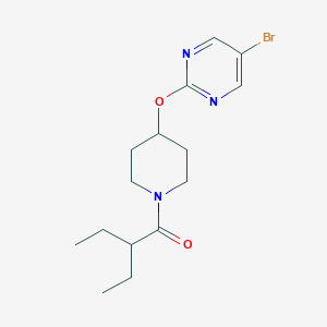 1-[4-(5-Bromopyrimidin-2-yl)oxypiperidin-1-yl]-2-ethylbutan-1-one