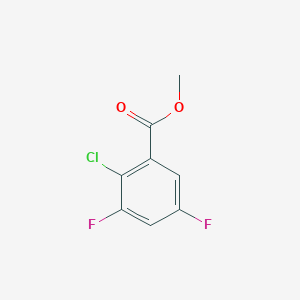 molecular formula C8H5ClF2O2 B2846924 Methyl 2-chloro-3,5-difluorobenzoate CAS No. 1261846-02-9