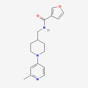 N-((1-(2-methylpyridin-4-yl)piperidin-4-yl)methyl)furan-3-carboxamide