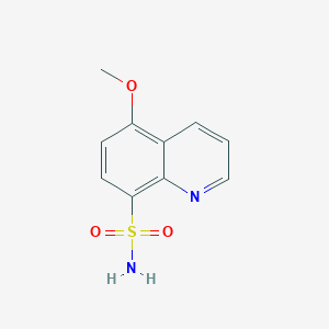 molecular formula C10H10N2O3S B2846935 5-甲氧基喹啉-8-磺酰胺 CAS No. 1694592-99-8