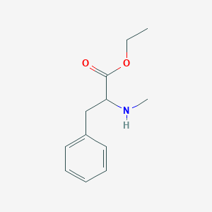 molecular formula C12H17NO2 B2846956 Ethyl 2-(methylamino)-3-phenylpropanoate CAS No. 740737-56-8