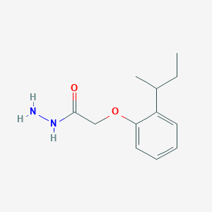 molecular formula C12H18N2O2 B2846961 2-[2-(Sec-butyl)phenoxy]acetohydrazide CAS No. 501111-60-0