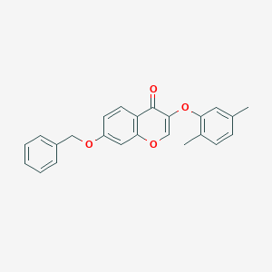 7-(benzyloxy)-3-(2,5-dimethylphenoxy)-4H-chromen-4-one