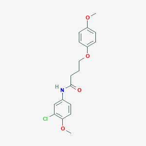 N-(3-chloro-4-methoxyphenyl)-4-(4-methoxyphenoxy)butanamide