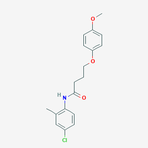 N-(4-chloro-2-methylphenyl)-4-(4-methoxyphenoxy)butanamide