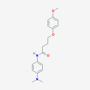 N-[4-(dimethylamino)phenyl]-4-(4-methoxyphenoxy)butanamide