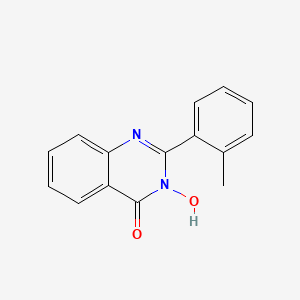 molecular formula C15H12N2O2 B2847116 3-hydroxy-2-(2-methylphenyl)-4(3H)-quinazolinone CAS No. 108621-25-6