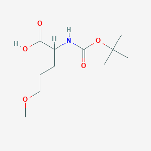 molecular formula C11H21NO5 B2847123 2-((叔丁氧羰基)氨基)-5-甲氧基戊酸 CAS No. 2351947-24-3