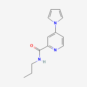 B2847141 N-propyl-4-(1H-pyrrol-1-yl)picolinamide CAS No. 1421459-01-9