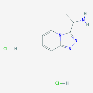 1-([1,2,4]Triazolo[4,3-a]pyridin-3-yl)ethanamine dihydrochloride