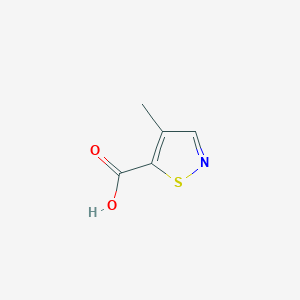 molecular formula C5H5NO2S B2847172 4-甲基-异噻唑-5-甲酸 CAS No. 15901-61-8