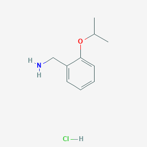 molecular formula C10H16ClNO B2847180 (2-Isopropoxyphenyl)methanamine hydrochloride CAS No. 1216545-76-4; 227199-51-1