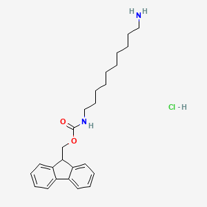 molecular formula C25H34N2O2 B2847190 Fmoc-DADec HCl CAS No. 1823474-75-4