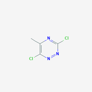 molecular formula C4H3Cl2N3 B2847232 3,6-二氯-5-甲基-1,2,4-三嗪 CAS No. 132434-82-3