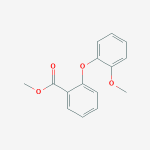 molecular formula C15H14O4 B2847287 甲基2-(2-甲氧基苯氧基)苯甲酸酯 CAS No. 540512-53-6