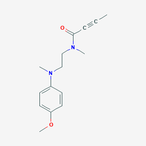 N-[2-(4-Methoxy-N-methylanilino)ethyl]-N-methylbut-2-ynamide