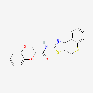 N-(4H-thiochromeno[4,3-d]thiazol-2-yl)-2,3-dihydrobenzo[b][1,4]dioxine-2-carboxamide