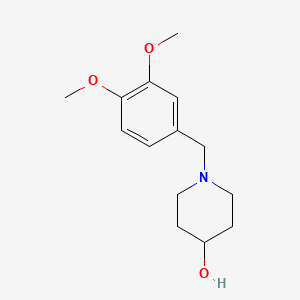 1-[(3,4-Dimethoxyphenyl)methyl]piperidin-4-ol