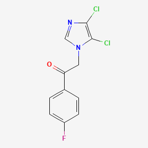 2-(4,5-dichloro-1H-imidazol-1-yl)-1-(4-fluorophenyl)-1-ethanone