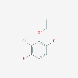 molecular formula C8H7ClF2O B2847380 2-氯-3-乙氧基-1,4-二氟苯 CAS No. 1807166-60-4