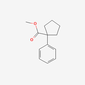 molecular formula C13H16O2 B2847384 甲基1-苯基环戊烷-1-羧酸甲酯 CAS No. 4535-96-0