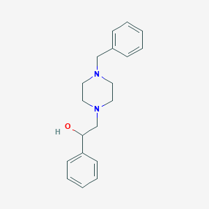 molecular formula C19H24N2O B2847392 2-(4-Benzylpiperazino)-1-phenyl-1-ethanol CAS No. 41379-43-5