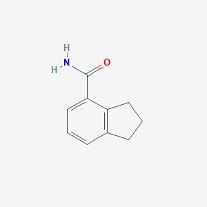 molecular formula C10H11NO B028474 2,3-二氢-1H-茐-4-甲酰胺 CAS No. 103205-13-6