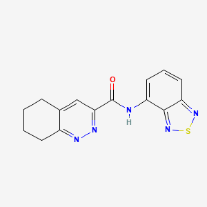 N-(2,1,3-Benzothiadiazol-4-yl)-5,6,7,8-tetrahydrocinnoline-3-carboxamide