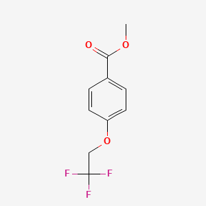 molecular formula C10H9F3O3 B2847505 Methyl 4-(2,2,2-trifluoroethoxy)benzoate CAS No. 35554-38-2
