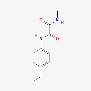 molecular formula C11H14N2O2 B2847538 N-(4-乙基苯基)-N'-甲基乙二胺 CAS No. 664311-60-8