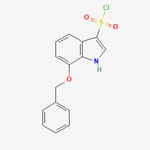 7-Phenylmethoxy-1H-indole-3-sulfonyl chloride