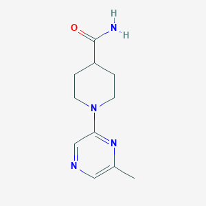 molecular formula C11H16N4O B2847591 1-(6-Methylpyrazin-2-yl)piperidine-4-carboxamide CAS No. 2327049-33-0