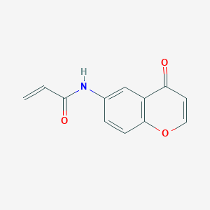 molecular formula C12H9NO3 B2847598 N-(4-Oxochromen-6-yl)prop-2-enamide CAS No. 2361656-77-9