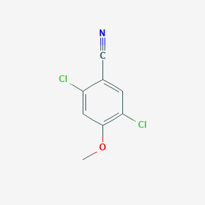 molecular formula C8H5Cl2NO B2847631 2,5-Dichloro-4-methoxybenzonitrile CAS No. 79025-39-1