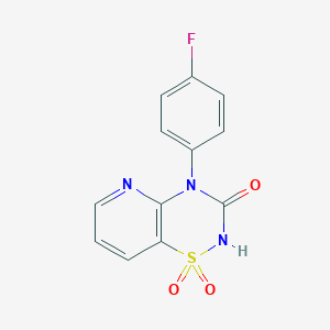 4-(4-fluorophenyl)-2H-pyrido[2,3-e][1,2,4]thiadiazin-3(4H)-one 1,1-dioxide