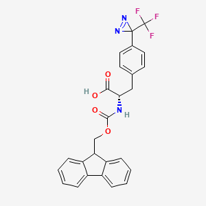 molecular formula C26H20F3N3O4 B2847666 Fmoc-(Tmd)Phe CAS No. 133342-64-0