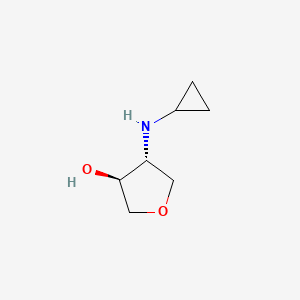 (3S,4R)-4-(cyclopropylamino)oxolan-3-ol