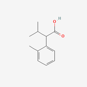 molecular formula C12H16O2 B2847694 3-甲基-2-(2-甲基苯基)丁酸 CAS No. 98841-71-5