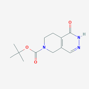 molecular formula C12H17N3O3 B2847716 Tert-butyl 1-oxo-2,5,7,8-tetrahydropyrido[3,4-d]pyridazine-6-carboxylate CAS No. 2287331-96-6